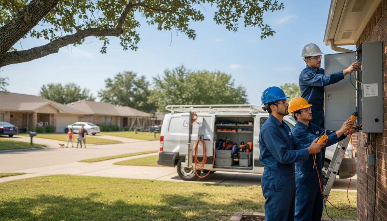 Certified electrician providing emergency electrical services in Bliss, NY